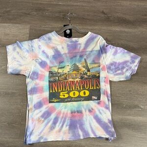 Indianapolis 500 / Indy racing league short sleeve Tye-dye purple/pink